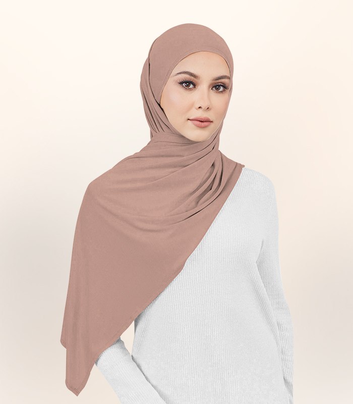 Panna Cotta Jersey Shawl